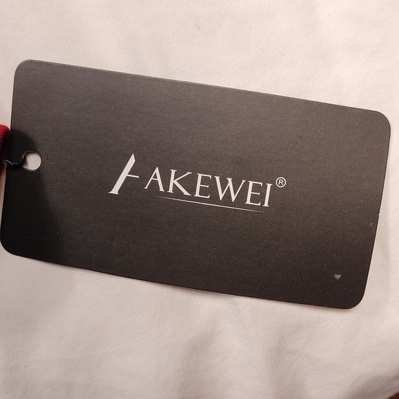 NWT Akewei womens V-NECK Top size medium - Picture 2 of 11